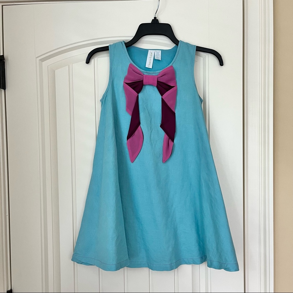 Matilda James wrapped up dress